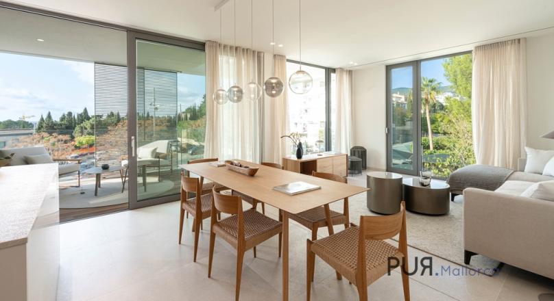 Apartment with garage and communal pool