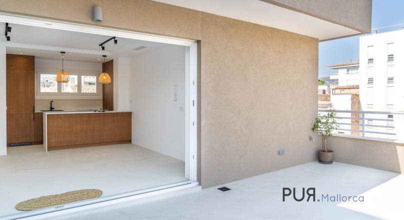 Renovated apartment with large terrace