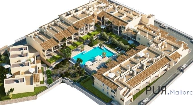 New construction directly on the sea. Apartments with sea view.
