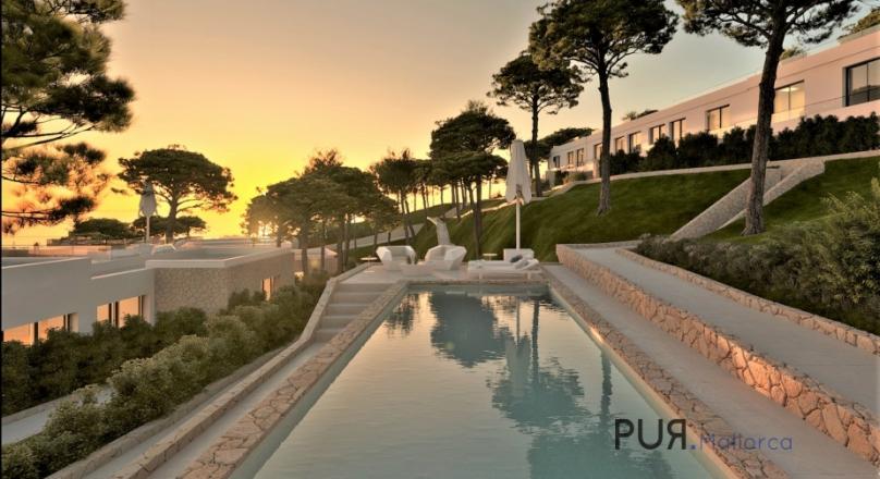 Very attractive new construction project in Cala Vinyes. Houses in highest quality small plant.