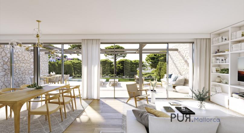 Very attractive new construction project in Cala Vinyes. Houses in highest quality small plant.